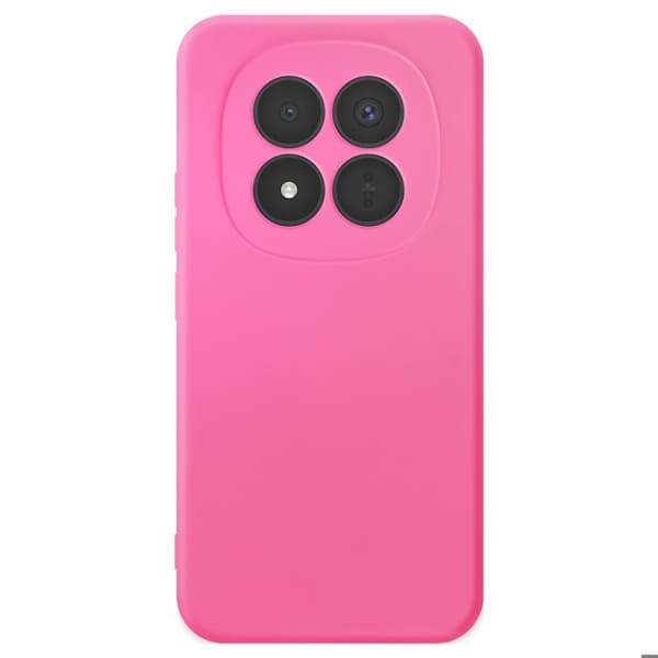 Coque Soft-Touch til Redmi Note 15 Pro Plus 5G i Anti-glid Silikone Fuchsia Ros