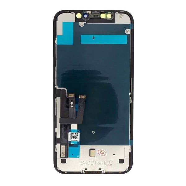 LCD Erstatningsskærm - AVIZAR - H03i - iPhone 11 - Klasse AAA - Sort - Haptic Touch Svart