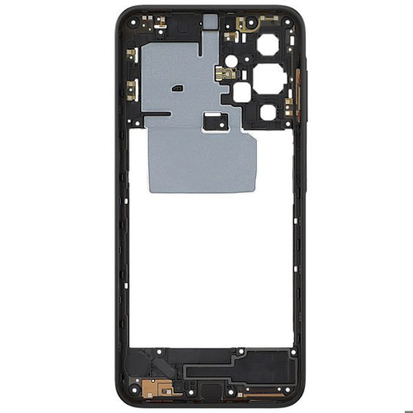 Erstatningscentralchassis til Galaxy A17 5G Sort Svart