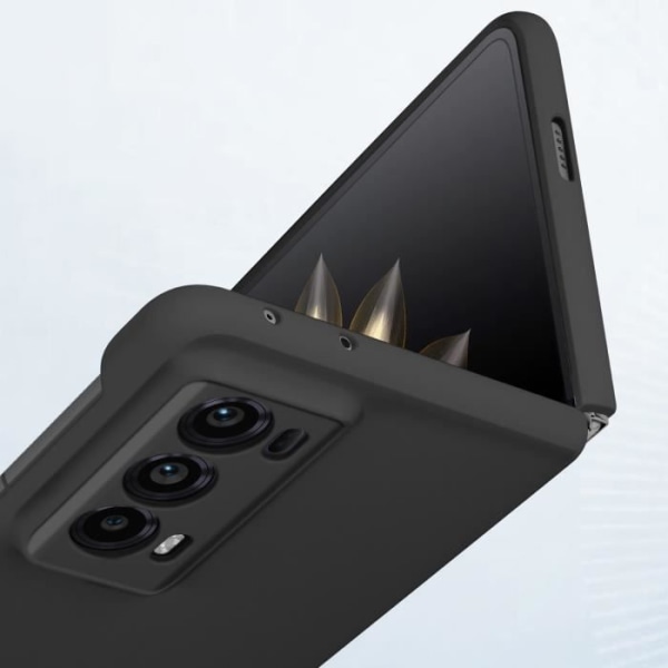 AVIZAR hårt skyddsfodral för Honor Magic V2 - Svart - Soft Touch - Kameraskyddad Svart