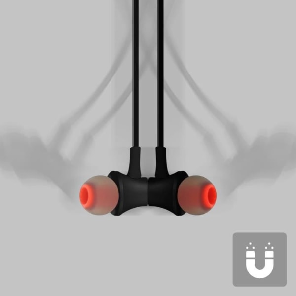 Lightning-øretelefoner In-Ear Tips Akashi Multifunktionsknap Sort Svart