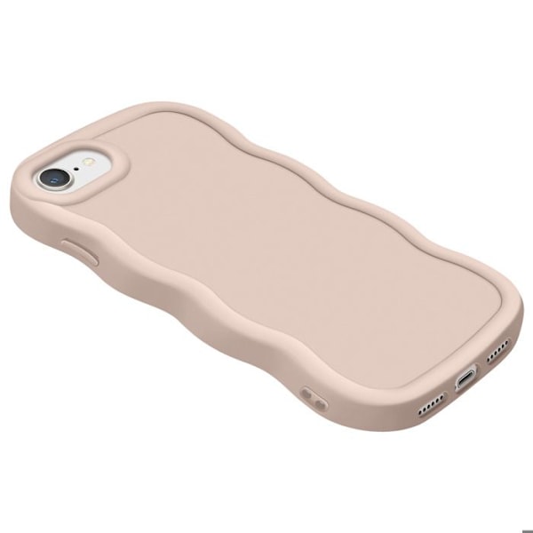 Cover til iPhone 7, 8, SE 2020 og SE 2022 Silikone Stødabsorberende Beige Beige