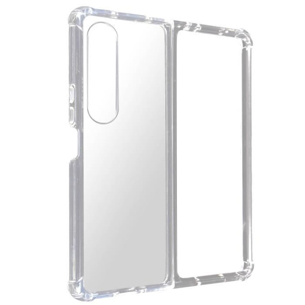 AVIZAR Skyddsfodral för Samsung Galaxy Z Fold 4, mjuk silikon med tydliga stötsäkra hörn Transparent