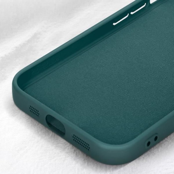 Silikonetui til iPhone 15 Plus - AVIZAR - Sweet Series - Grøn - Beskyttet kamerablok - Soft Touch Grön