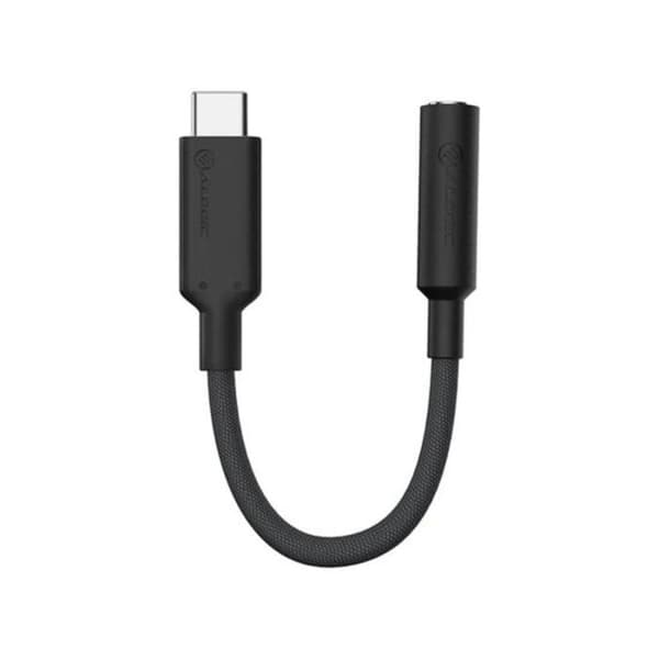 Audio Jack 3,5 mm adapter til USB-C-enheder med DAC A-Logic chipset, sort