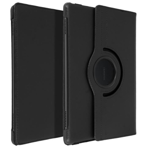 Étui - AVIZAR - Mediapad T5 10'' - Heltäckande Fodral - 360° Rotationsstöd - Svart Svart