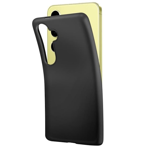 Mobilskal - MAYAXESS - Samsung Galaxy A35 - Mjuk silikon - Svart - Stötabsorberande skydd Svart