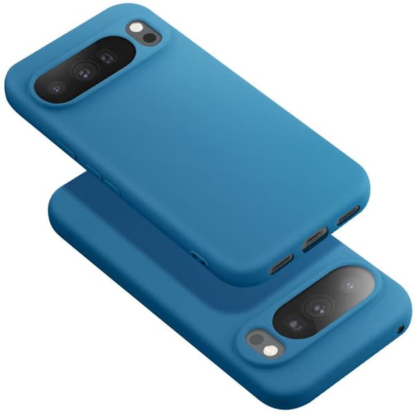 Silikonskal - AVIZAR - Google Pixel 10 Pro XL - Soft-Touch - Förstärkt Skydd - Blå Blå