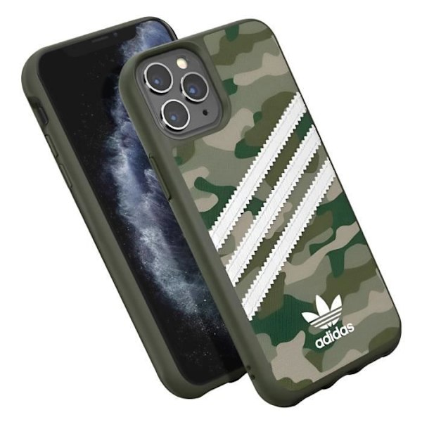 Cover til iPhone 11 Pro Precise Cutouts 3 Stripes Camo Adidas Green