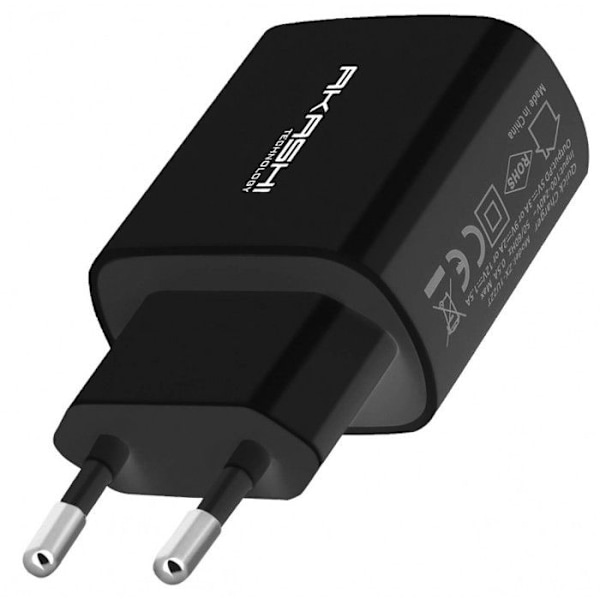 USB-C oplader - Akashi - 20W - Hurtigopladning - Sort - Til smartphones