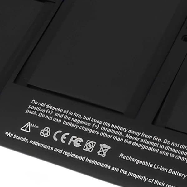 Batteri til bærbar computer MacBook Air 11 tommer 2010 Li-polymer 4795mAh Sort Svart