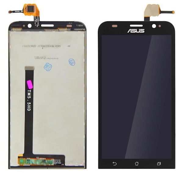 LCD-skärm - ASUS - Zenfone 2 ZE550ML - Komplett Touch Block - 5,5 tum - Original Svart Svart