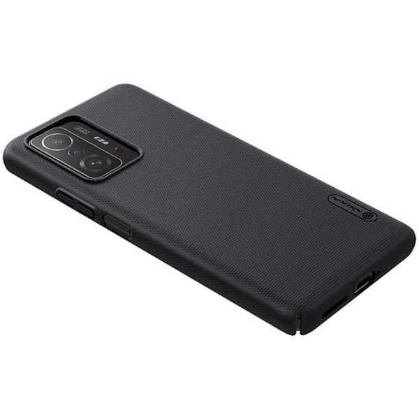 Kotelo - NILLKIN - Super Frosted Shield - Xiaomi 11T (Pro) - Musta - Liukumaton - Tyylikäs sort