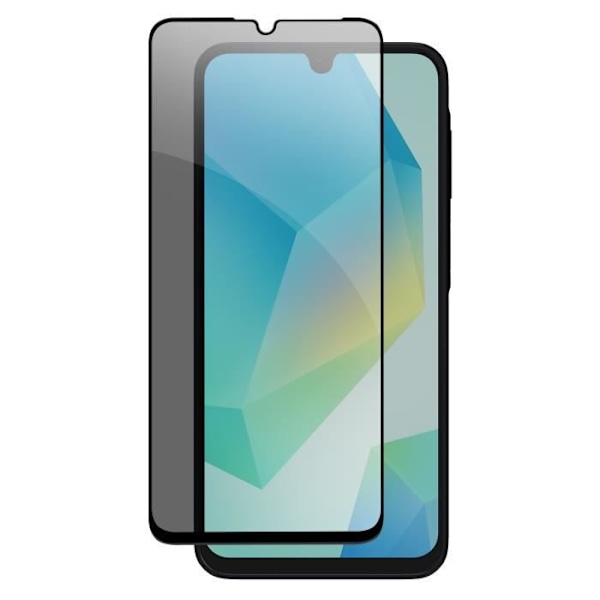 Hærdet glas - AVIZAR - Samsung Galaxy A06 - Anti-spion - 9H hårdhed - Ultra tynd Svart
