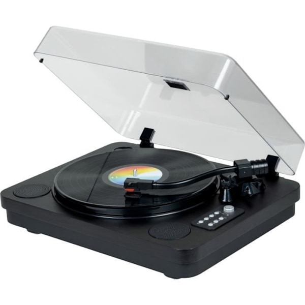 Bluetooth vinyylilevysoitin - THOMSON - TT650BT - USB-tallennus - 2 kaiutinta - Musta Svart