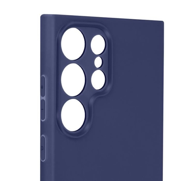 Cover til Samsung Galaxy S24 Ultra Matt Finish Soft Touch Midnight Blue Blå