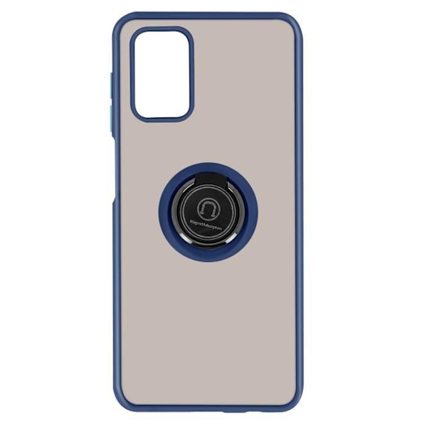Samsung Galaxy A02s -kotelo - AVIZAR - Kaksimateriaalia - Metallirengas - Tukitoiminto - Sininen Blå