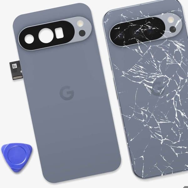 Originalt batteri til Google Pixel 10 Pro XL med forudinstalleret klæbende Google grå Grå