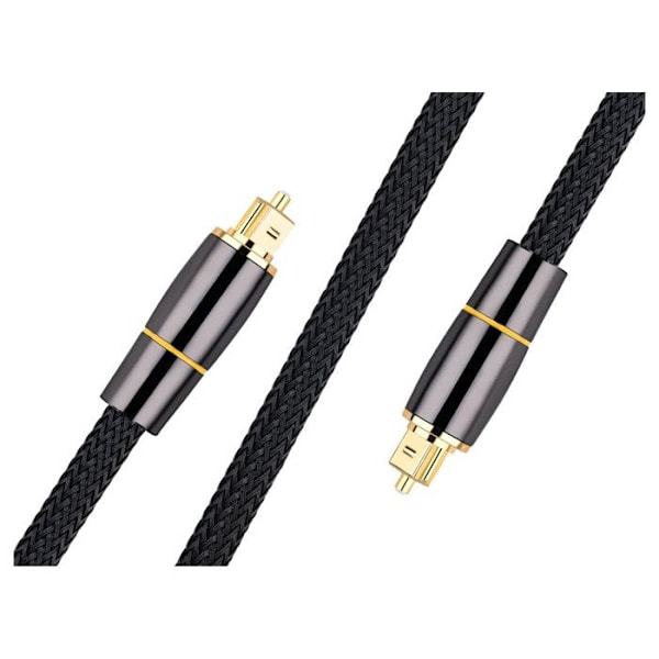 Optisk Audio Kabel - AVIZAR - 5m - Flechtet Nylon - Forgyldte Stik - Dolby Digital/DTS