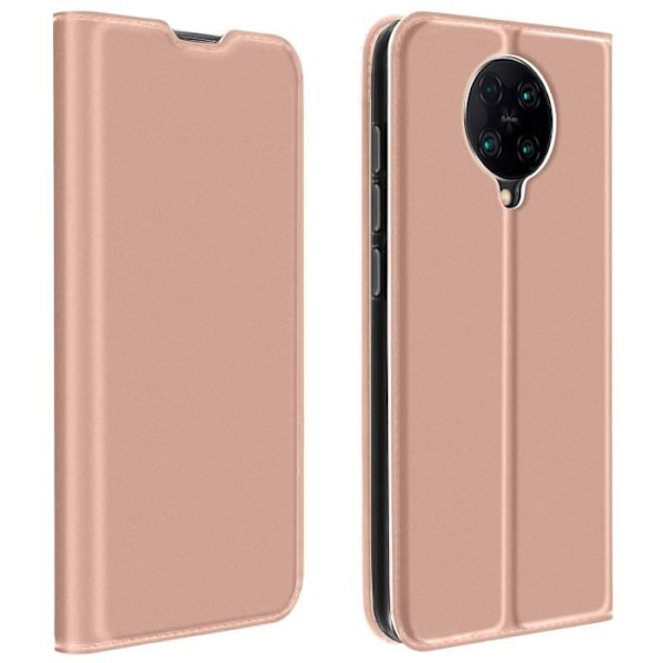 Housse - DUX DUCIS - Poco F2 Pro - Øko-læder - Video støtte - Kortholder - Rose Gold Rose guld