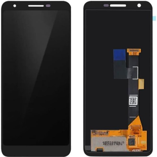 LCD-näyttö - GOOGLE - Pixel 3A XL - Alkuperäinen kosketusnäyttö - 5,5 tuumaa - Musta Svart