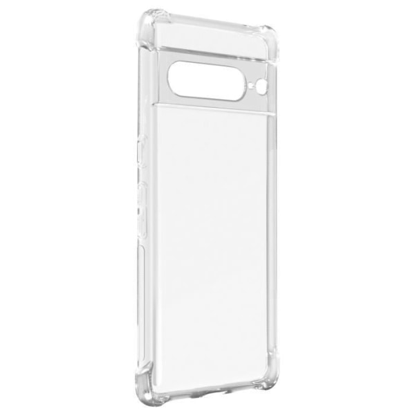 AVIZAR Skyddsfodral för Google Pixel 7 Pro - Mjukt silikon - Förstärkta stötsäkra hörn - Klar Transparent