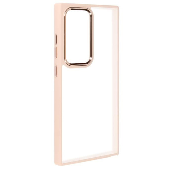 Kotelo - AVIZAR - Samsung S24 Ultra - Jäykkä - Puuterivaaleanpunainen savustettu muotoilu - Kestää iskuja ja naarmuja Rosa