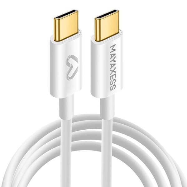 Laddare - MAYAXESS - Google Pixel 10 Pro Fold - 20W - USB-C kabel 1m - Vit Vit