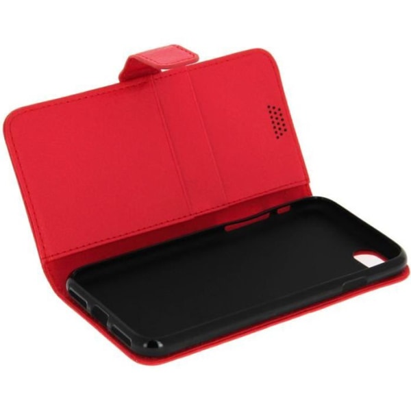 Wallet Flip Case iPhone 7:lle ja iPhone 8:lle - punainen