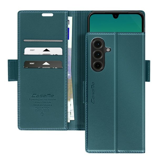 Samsung Galaxy A26 RFID-suojattu vihreä lompakko. Grön