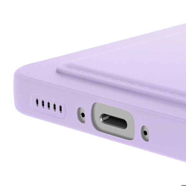 Skydd för Samsung Galaxy A36 Kortfack Mjuk Anti-fläckar Lavendel Lila
