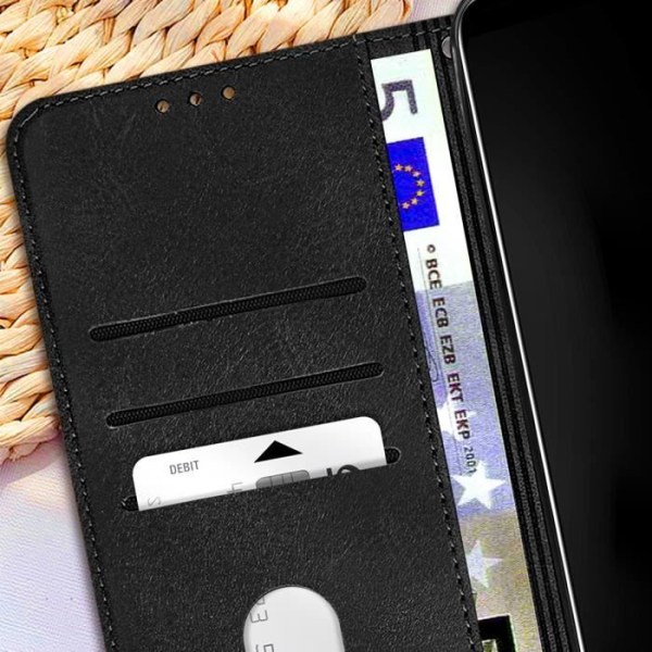 Doogee X98 og X98 Pro Case Håndledsrem Sort Flip Case
