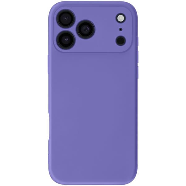 Cover - UNDERRETTELSE - iPhone 17 Pro Max - Soft-Touch - Semi-stiv silikone - Lilla Violett