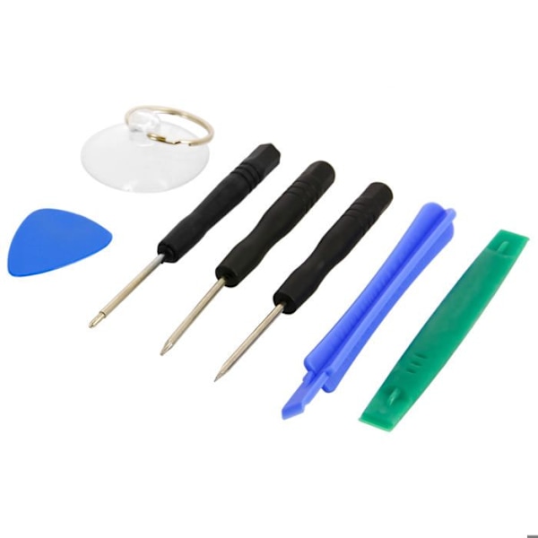 7 in 1 Kit Korjaustyökalut Purkamisruuvimeisseli iPhone ja iPad Flerfärgad