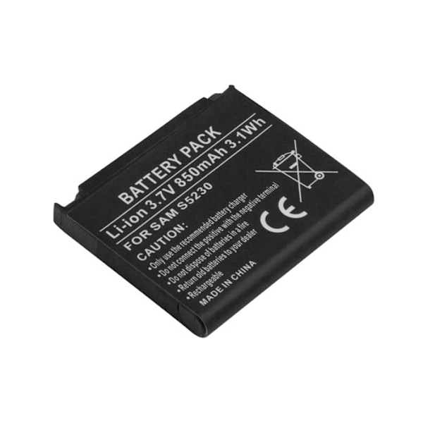 Ersättningsbatteri för Samsung S5230 Li-ion 3,7V 850mAh 3,1Wh
