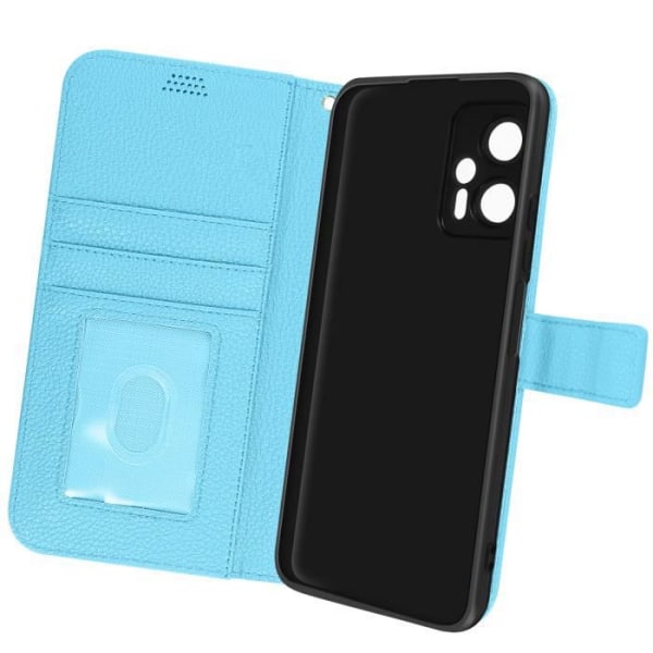 Xiaomi Poco X4 GT Case Flip Wallet Video Support Rannehihna Sininen