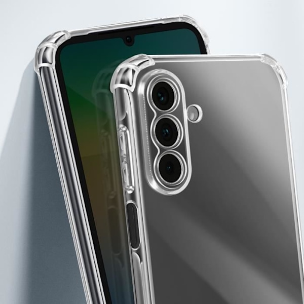 Skydd för Samsung Galaxy A26 Stötabsorberande Flexibel Förstärkta hörn Transparent Transparent