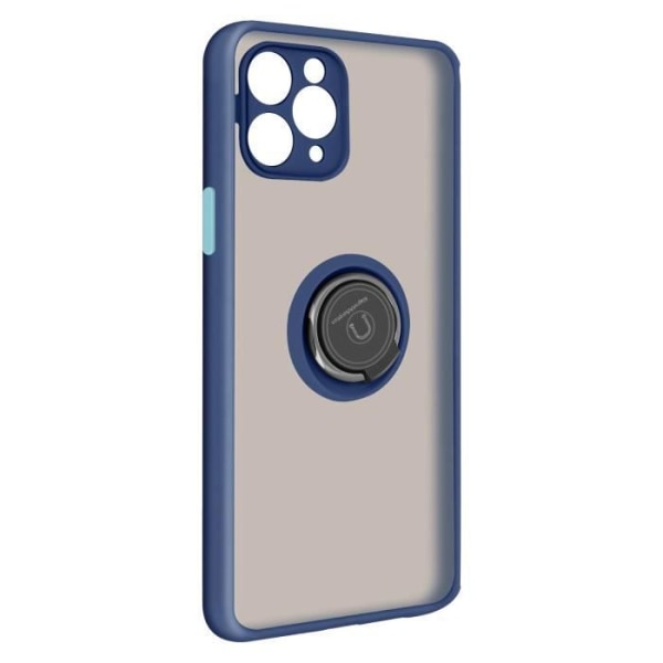 Skyddsskal - IPhone - 11 Pro - Bi-material - Hållring - Mörkblå Midnattsblå