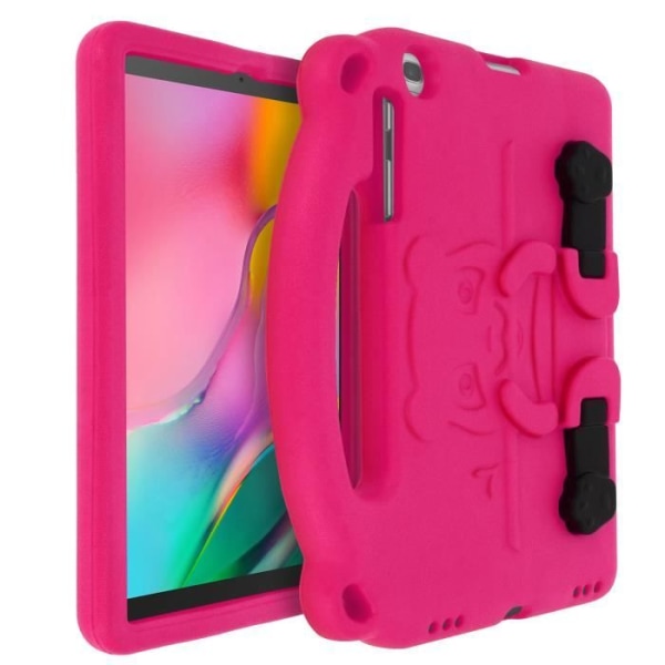 Galaxy Tab A 10.1 2019 Child Panda EVA Foam Shockproof Fodral Video Support Rosa