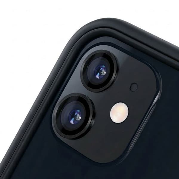 Kamerabeskyttelse til iPhone 11 / 12 / 12 Mini Anti-Ridser Rhinoshield Sort