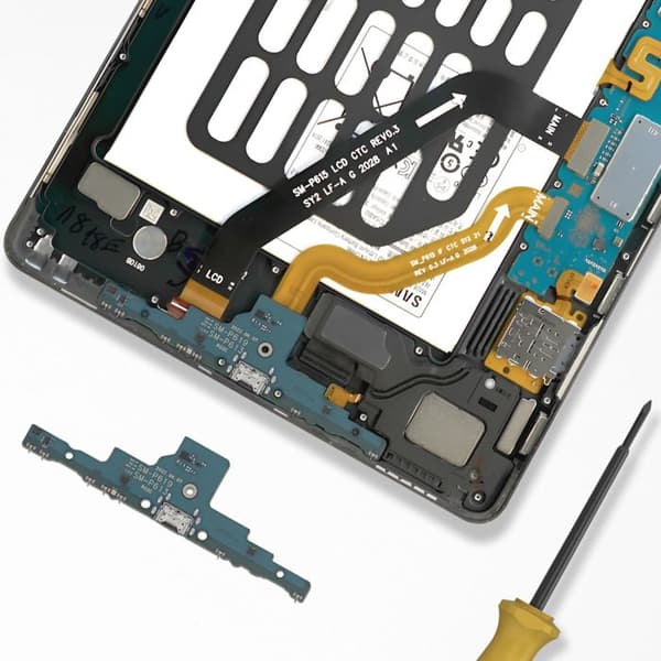 USB-C laddningsanslutning för Samsung Galaxy Tab S6 Lite 2022 Stabil och Snabb Blå Blå