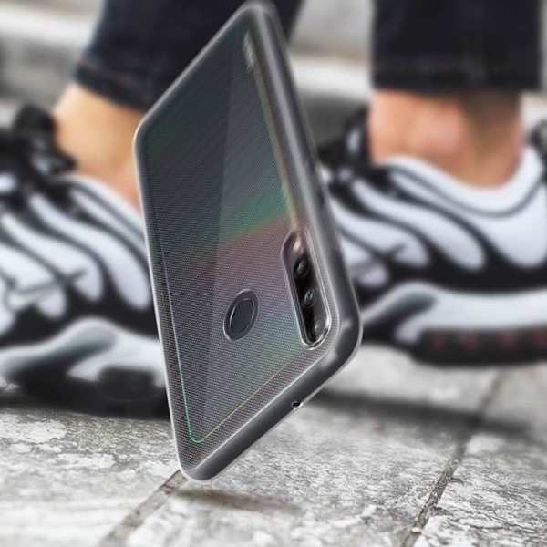 Coque - ADVARSE - Huawei P40 Lite E - Fleksibelt Silikone - Ultra-tynd - Stød- og Kradsesikring Vit
