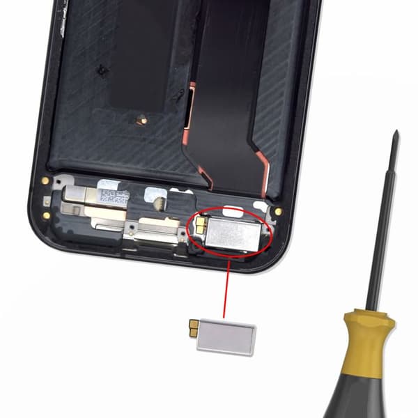 Ersättningsvibrationsmodul för Google Pixel 10 / 10 Pro / 10 Pro XL Silver Grå