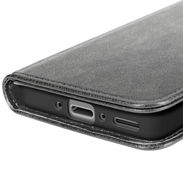 Pungetui - AVIZAR - Samsung Galaxy A56/A36 - Grå - Video Støtte - Magnetisk Klap Grå