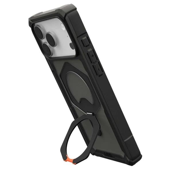 Coque MagSafe - UAG - iPhone 17 Pro Max - Sort - Forstærket bumper - Metalstøtte Svart
