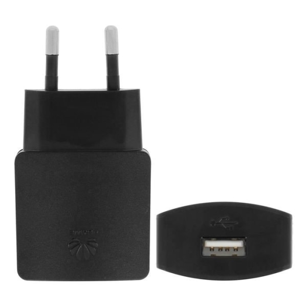 Original Huawei 1A USB-netoplader Sort + Micro-USB-kabel