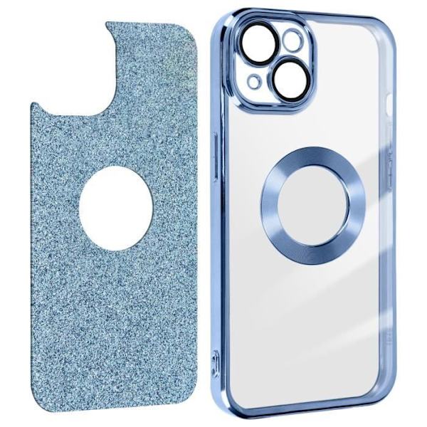 Blå glitter fodral för iPhone 14