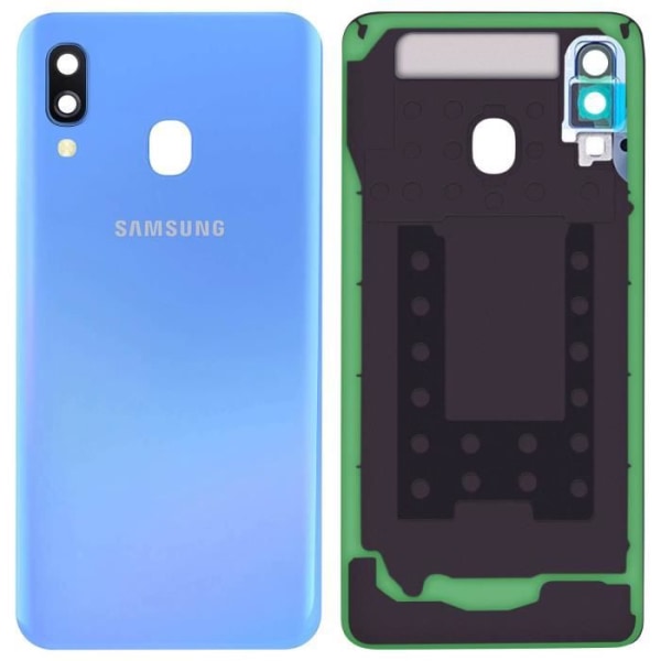 Batterikapacitet - Samsung - Galaxy A40 - Ersättningsbakstycke - Blå färg - 20 g Blå