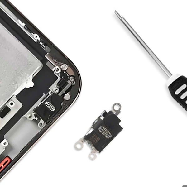 Nappe Mikrofon til iPhone 16 Pro Max Erstatningsdel Sort Svart