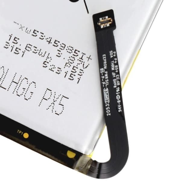 Interna batteri för Google Pixel 5 4080mAh modell GTB1F Svart Svart